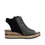 náhled Dámské sandály RIEKER 63791-01 černá S6