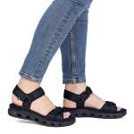 náhled Dámské sandály RIEKER 64052-00 černá S6