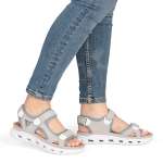 náhled Dámské sandály RIEKER 64074-40 šedá S6