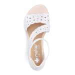 náhled Dámské sandály RIEKER 64657-80 bílá S6