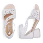 náhled Dámské sandály RIEKER 64657-80 bílá S6