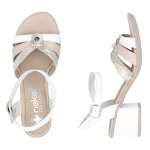 náhled Dámské sandály RIEKER 64663-90 bílá S6