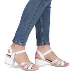 náhled Dámské sandály RIEKER 64663-90 bílá S6