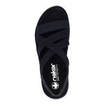 náhled Dámské sandály RIEKER 64857-00 černá S6