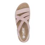 náhled Dámské sandály RIEKER 64857-31 růžová S6