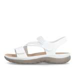 náhled Dámské sandály RIEKER 64870-81 bílá S6