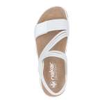 náhled Dámské sandály RIEKER 64870-81 bílá S6
