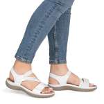 náhled Dámské sandály RIEKER 64870-81 bílá S6