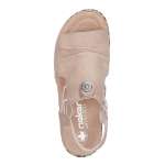 náhled Dámské sandály RIEKER 64871-20 béžová S6