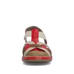 náhled Dámské sandály RIEKER 65918-33 červená S6
