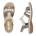 náhled Dámské sandály RIEKER 65918-64 béžová S6