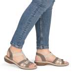 náhled Dámské sandály RIEKER 65918-64 béžová S6