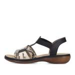 náhled Dámské sandály RIEKER 65918-92 černá S6