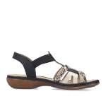 náhled Dámské sandály RIEKER 65918-92 černá S6