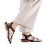 náhled Dámské sandály RIEKER 65918-92 černá S6