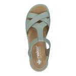 náhled Dámské sandály RIEKER 65919-52 zelená S6