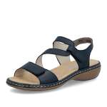 detail Dámské sandály RIEKER 659C7-16 modrá S6