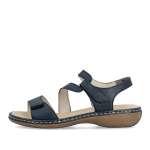 náhled Dámské sandály RIEKER 659C7-16 modrá S6