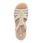 náhled Dámské sandály RIEKER 66201-62 béžová S6