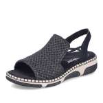 náhled Dámské sandály RIEKER 66241-00 černá S6