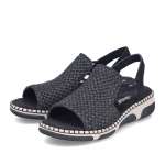 náhled Dámské sandály RIEKER 66241-00 černá S6