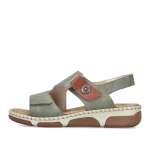 náhled Dámské sandály RIEKER 66280-52 zelená S6