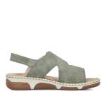 náhled Dámské sandály RIEKER 66280-52 zelená S6