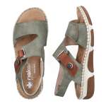 náhled Dámské sandály RIEKER 66280-52 zelená S6