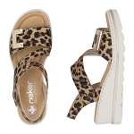 náhled Dámské sandály RIEKER 67410-90 béžová S6