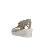 náhled Dámské sandály RIEKER 67465-52 zelená S6