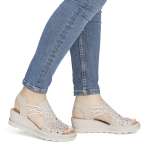 náhled Dámské sandály RIEKER 67465-62 béžová S6