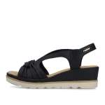 náhled Dámské sandály RIEKER 67471-00 černá S6