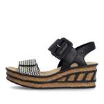 náhled Dámské sandály RIEKER 68172-00 černá S6