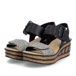 náhled Dámské sandály RIEKER 68172-00 černá S6