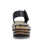 náhled Dámské sandály RIEKER 68172-00 černá S6