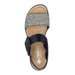 náhled Dámské sandály RIEKER 68172-00 černá S6