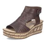 náhled Dámské sandály RIEKER 68185-24 hnědá S6