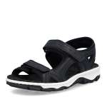 detail Dámské sandály RIEKER 68866-00 černá S6