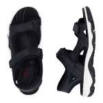 náhled Dámské sandály RIEKER 68866-00 černá S6