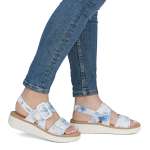 náhled Dámské sandály RIEKER 69260-90 bílá S6