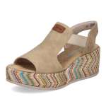 náhled Dámské sandály RIEKER 69472-60 béžová S6