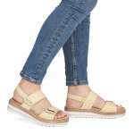 náhled Dámské sandály REMONTE D0Q59-68 žlutá S6