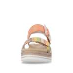 náhled Dámské sandály REMONTE D0Q62-38 oranžová S6