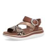 detail Dámské sandály REMONTE D1J64-25 hnědá S6