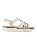 náhled Dámské sandály REMONTE D2041-90 zlatá S6