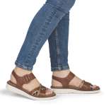 náhled Dámské sandály REMONTE D2043-24 hnědá S6