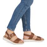 náhled Dámské sandály REMONTE D2K50-24 hnědá S6