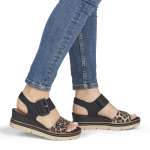 náhled Dámské sandály REMONTE D2L53-03 černá S6