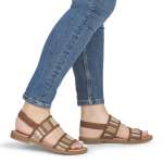 náhled Dámské sandály REMONTE D3646-24 hnědá S6