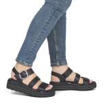 náhled Dámské sandály REMONTE D3N50-00 černá S6